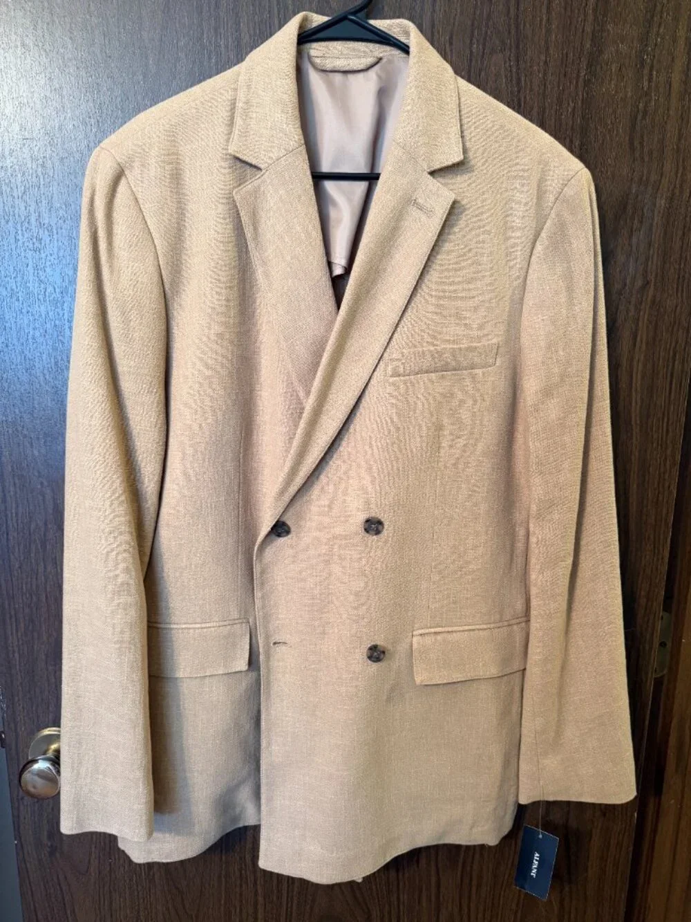 NWT Large Cream/Tan Alfani Blazer (42R)
